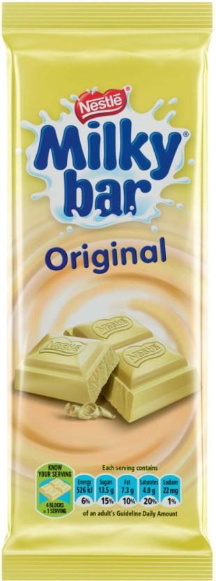 Nestle Milkybar Original White Chocolate Slabs (80 g)
