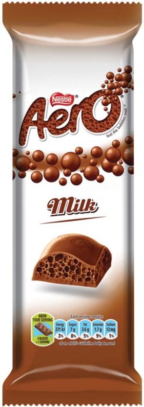 Nestle Aero Milk Milk Chocolate Slabs (24 x 85 g)