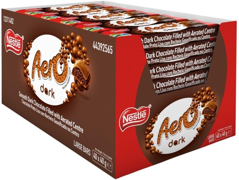 Nestle Aero Dark Chocolate Dark Chocolate Bars (40 x 40 g)