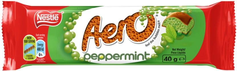 Nestle Aero Peppermint Milk Chocolate Bars (40 g)