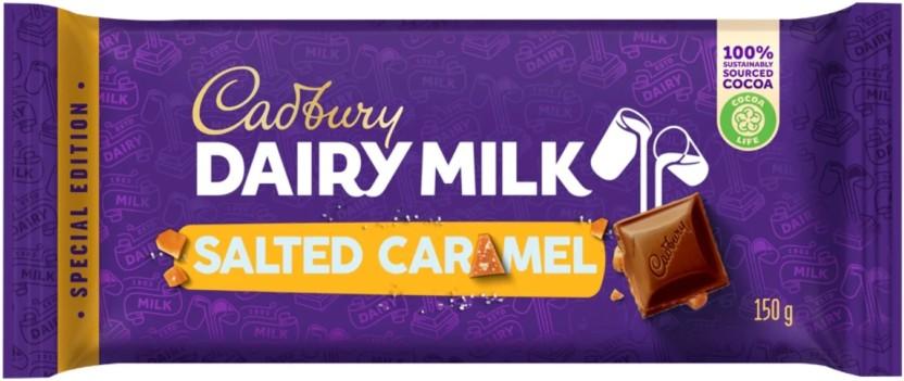Cadbury Dairy Milk Salted Caramel Milk Chocolate Bars (150 g)