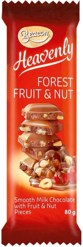 Beacon Heavenly Forest Fruit & Nut Fruit and Nuts Chocolate Slabs (80 g)