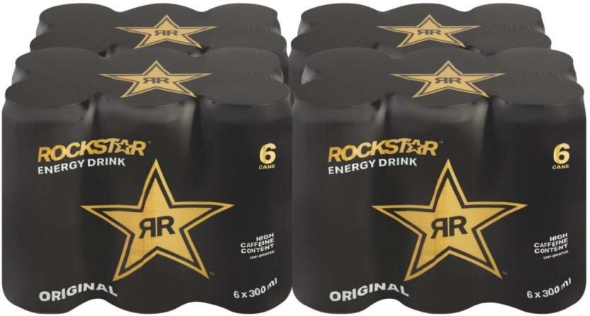 Rockstar The Original Energy Drink (Plain Flavoured, 24 x 300 ml)