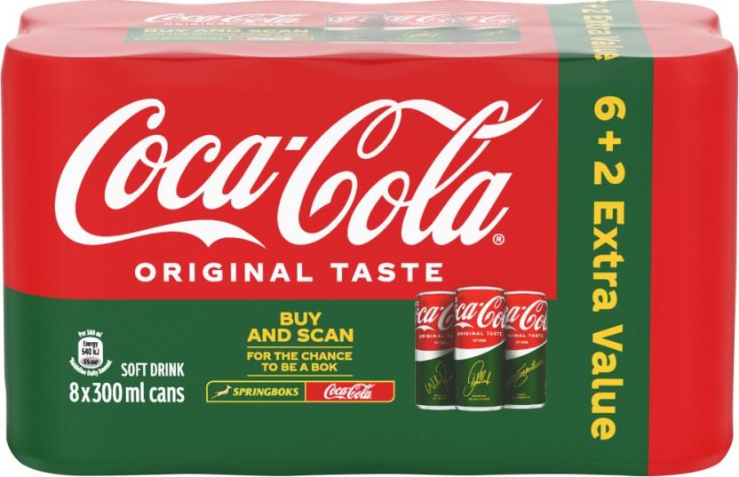 Coca-Cola Soft Drink (8 x 300 ml)