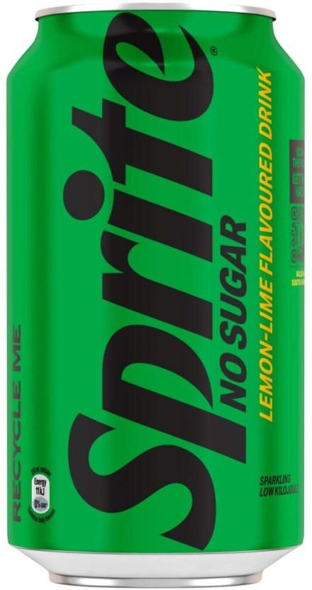 Sprite No Sugar - Lemon Lime Flavoured Drink (6 x 330 ml)