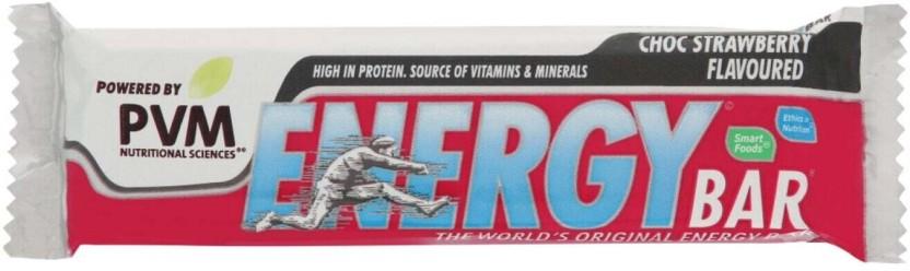 Pvm Choc Strawberry Flavoured Energy Bar Sachet (45 g)