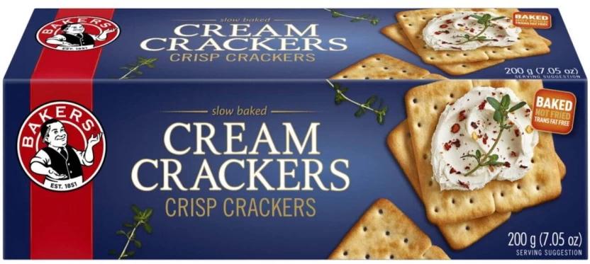 Bakers Slow Baked Cream Cracker Biscuit (200 g)