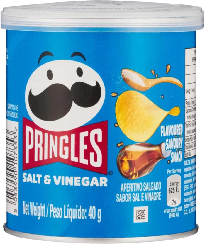 Pringles Salt & Vinegar Chips (1 x 40 g)