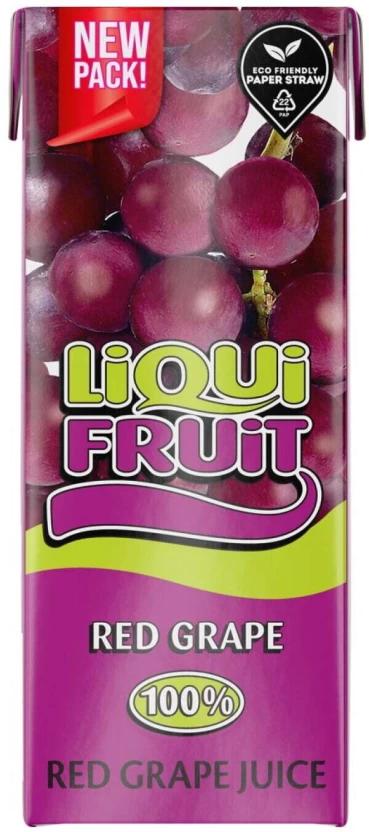 Liqui Fruit 100% Red Grape Juice (6 x 200 ml)