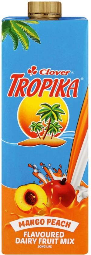 Clover Tropkia Mango Peach Flavoured Diary Fruit Mix (1 L)