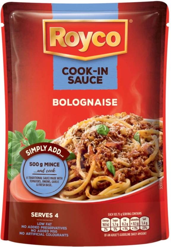 Royco Bolognaise Cook in Sauce Sauce Mix (415 g)