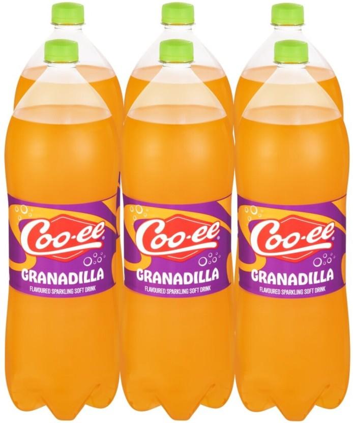 Coo-Ee Granadilla Flavoured Soft Drink (6 x 2 L)