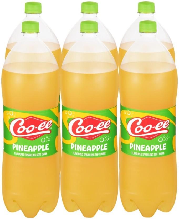 Coo-Ee PineApple Flavoured Soft Drink (6 x 2 L)
