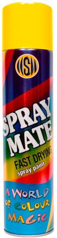 Spraymate Sunshine Yellow Matte Spray Paints (250 ml, Pack of 1)