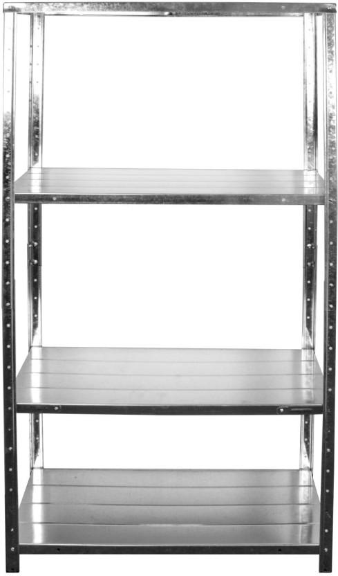 Wildberry 4 Tier Galvanised Steel Rack Shelf For  Storage (Number of Shelves - 3)