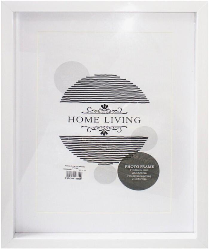 Home Living Plastic Wall Photo Frame (White, 1 Photo(s), 270X380)