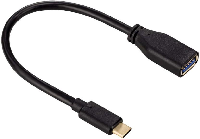 Hama USB Type A To USB Type C 0.15 m USB-C Cable (Compatible with Tablet, Mobile, Black, One Cable)