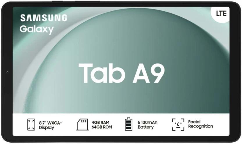Samsung Galaxy Tab A9 LTE Android 4 GB RAM (Wi-Fi+4G, 64 GB, NA)