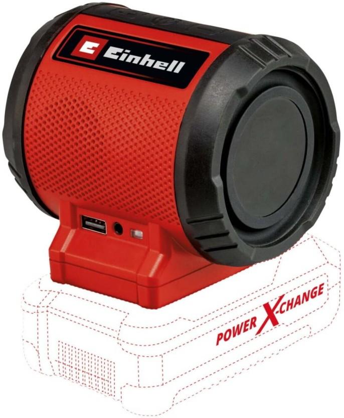 EINHELL PXC Cordless Speaker TC-SR 18 Li Bt - Solo Bluetooth Smart Speaker Stereo (Red)