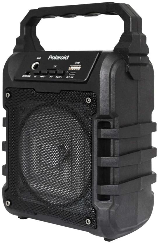 Polaroid Mini Wireless Bluetooth Speaker Bluetooth Portable Speaker Stereo (Black)