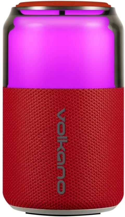 Volkano Wireless Bluetooth Speaker Bluetooth Portable Speaker Stereo (Red)