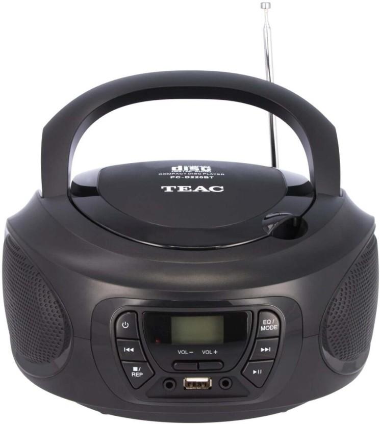 Teac PC-D220BT FM Radio (Black)