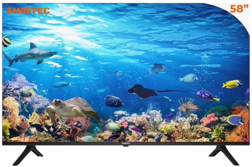 Sinotec 147 cm (58 inch) LED Ultra HD (4K) Android TV 2024 Edition