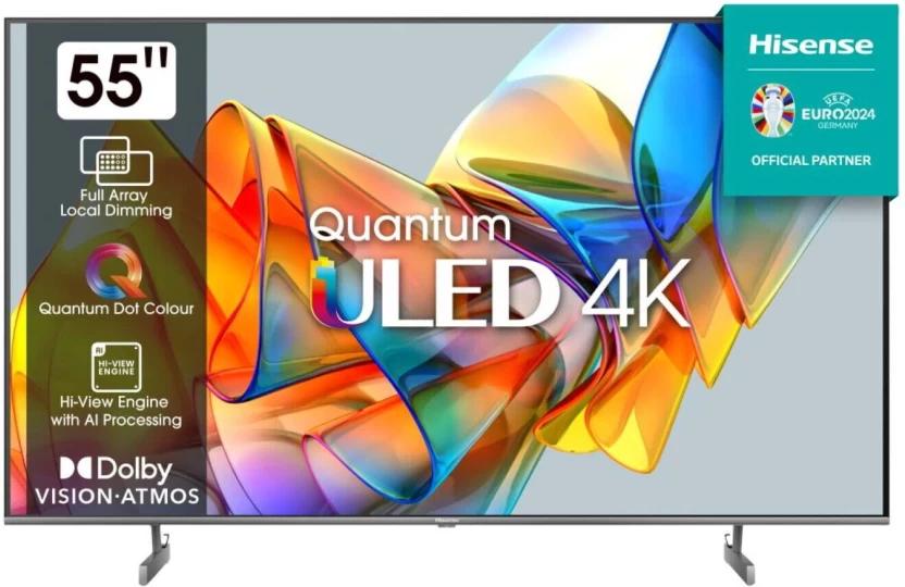 Hisense 139 cm (55 inch) LED Ultra HD (4K) VIDAA TV 2023 Edition