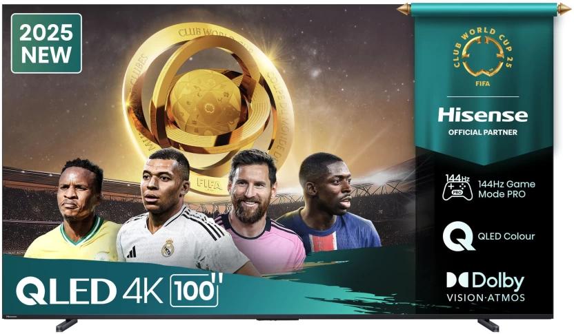 Hisense 254 cm (100 inch) QLED Ultra HD (4K) VIDAA TV 2025 Edition