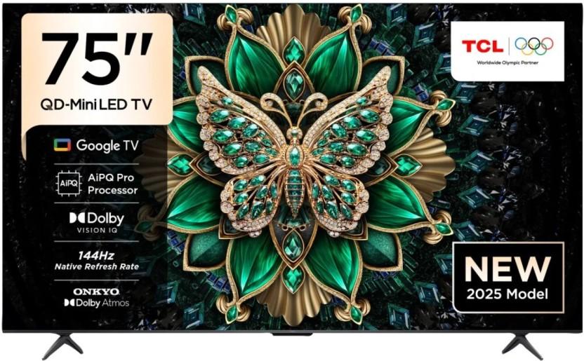 TCL 190 cm (75 inch) LCD Ultra HD (4K) Google TV 2025 Edition