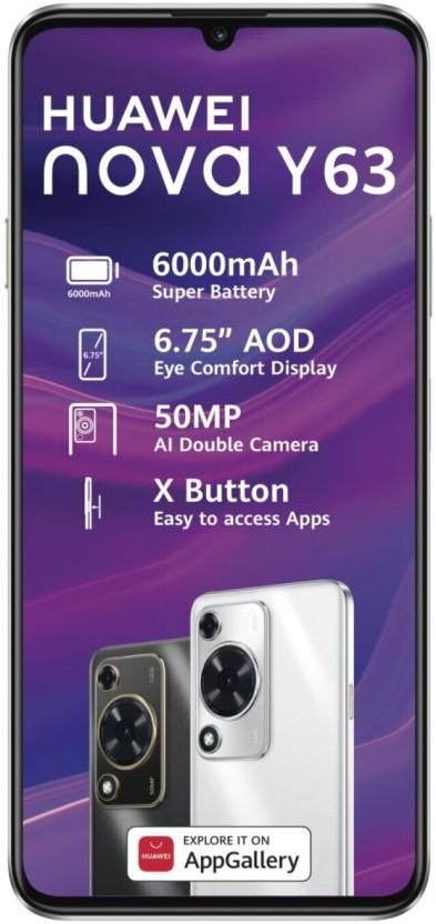 Huawei Nova Y63 (Black, 128 GB) (6 GB RAM)