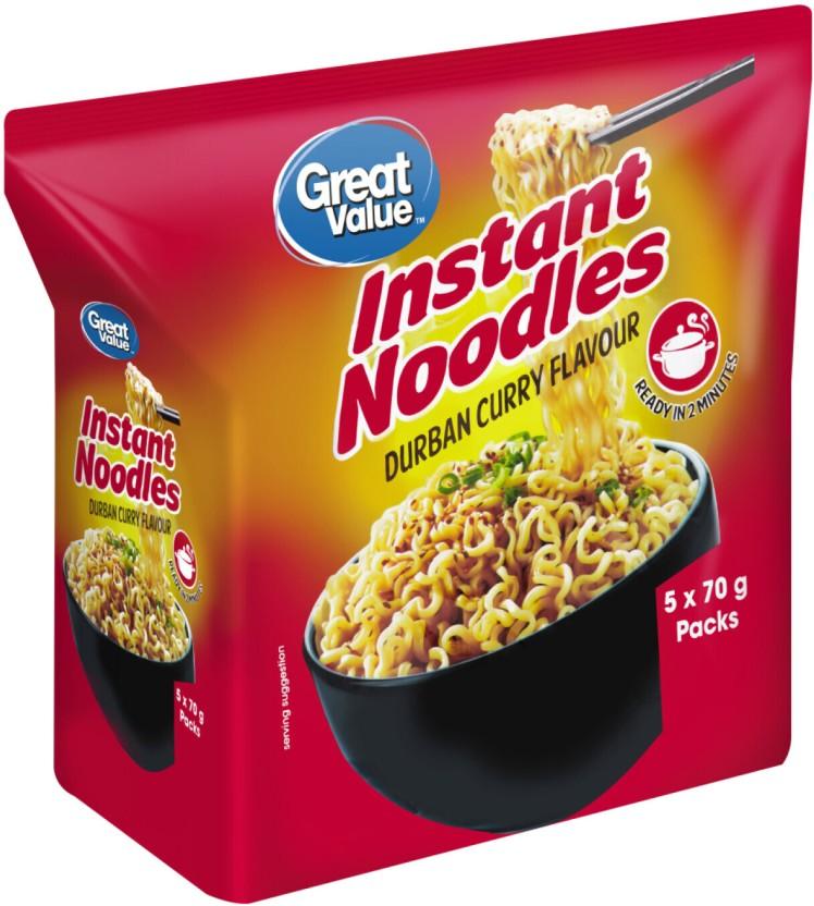 Great Value Durban Curry Flavour Instant Noodles (70 g)