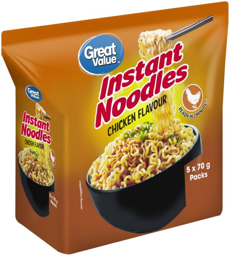 Great Value Chicken Flavour Instant Noodles (70 g)