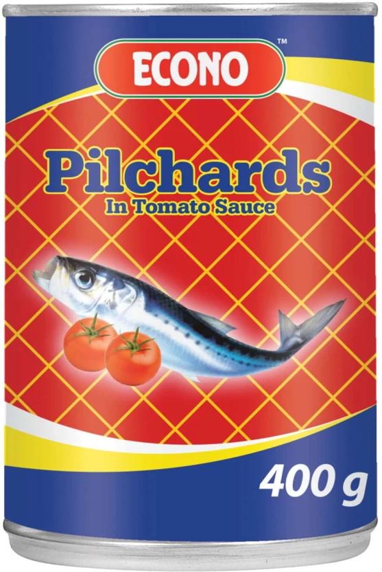 Econo Pilchards in Tomato Sauce Sea Foods (410 g, Pack of 12)