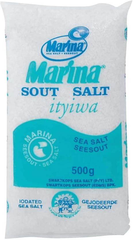 Marina Ityiwa Salt Sea Salt (500 g, Pack of 40)