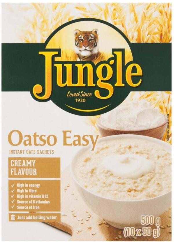 Jungle Instant Creamy Flavour Oats Box (6 x 500 g)
