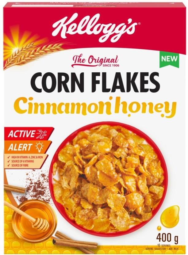 Kellogg's Corn Flakes Cinnamon Honey Box (350 g)
