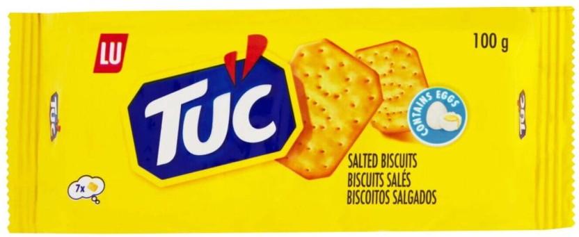 Tuc Salted Cream Cracker Biscuit (100 g, Pack of 24)