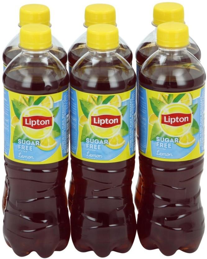 Lipton Sugar Free Lemon Flavoured Iced Tea (6 x 500 ml)
