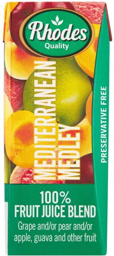 Rhodes Mediterranean Medley 100% Fruit Juice Blend (200 ml)