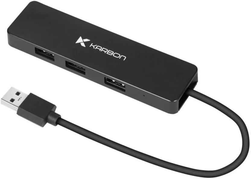 Karbon 4-Port Usb Hub 4-Port Usb Hub USB Hub (Black)