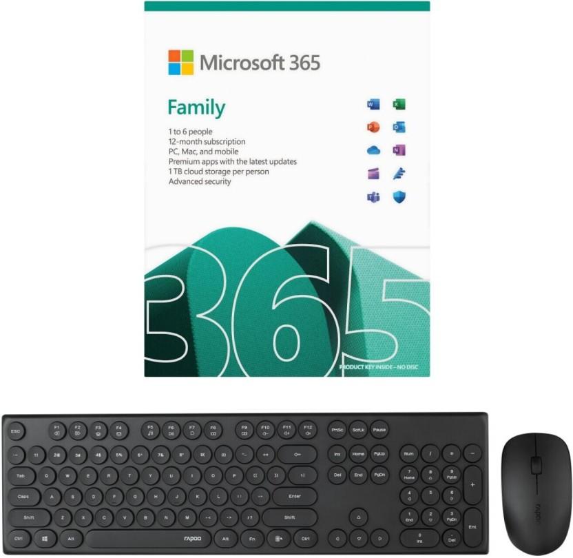 Microsoft Family and Rapoo Keyboard Bundle (Box)