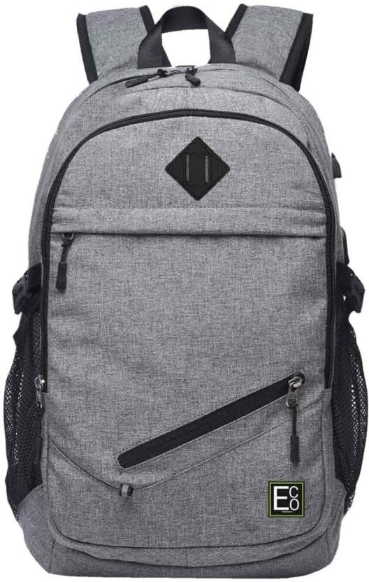 Eco Trendy Tech Backpack Backpack (Grey, 40 L)