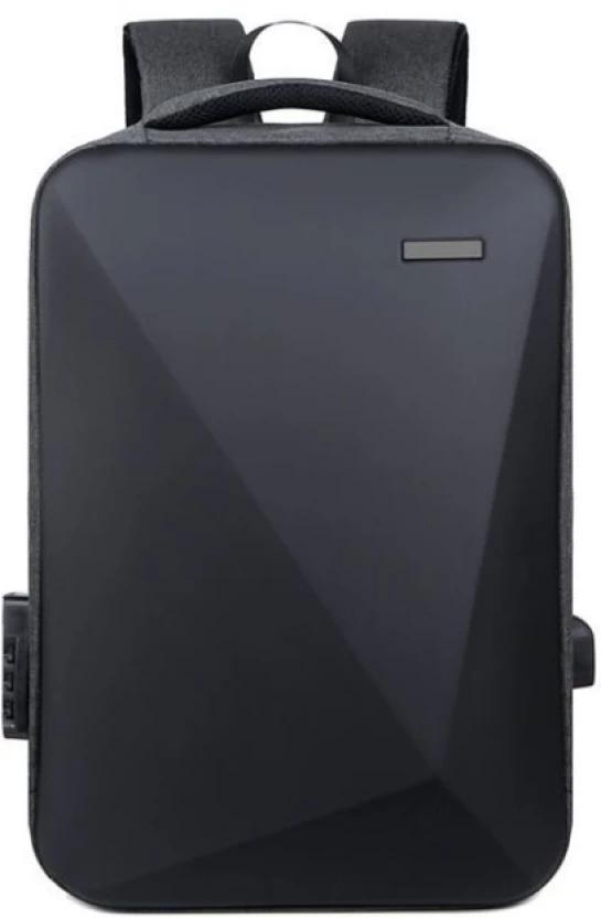 CAPTAIN K PRODUCTS Hard shell Unisex All Purpose Laptop Backpack with lock Laptop Backpack (Black)