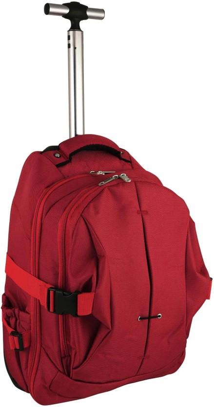 Marco Trolley Laptop Laptop Backpack (Red)