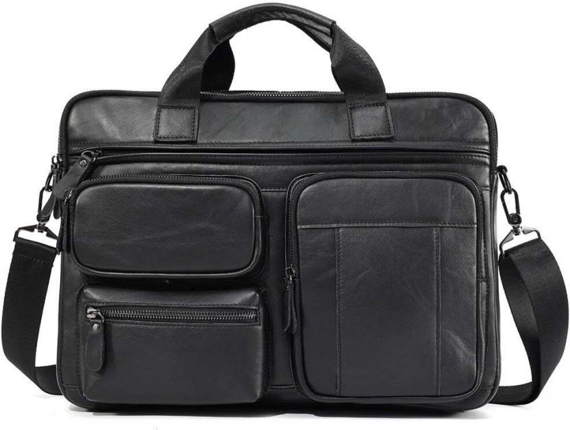 Dong 14 inch Laptop Messenger Bag (Black)