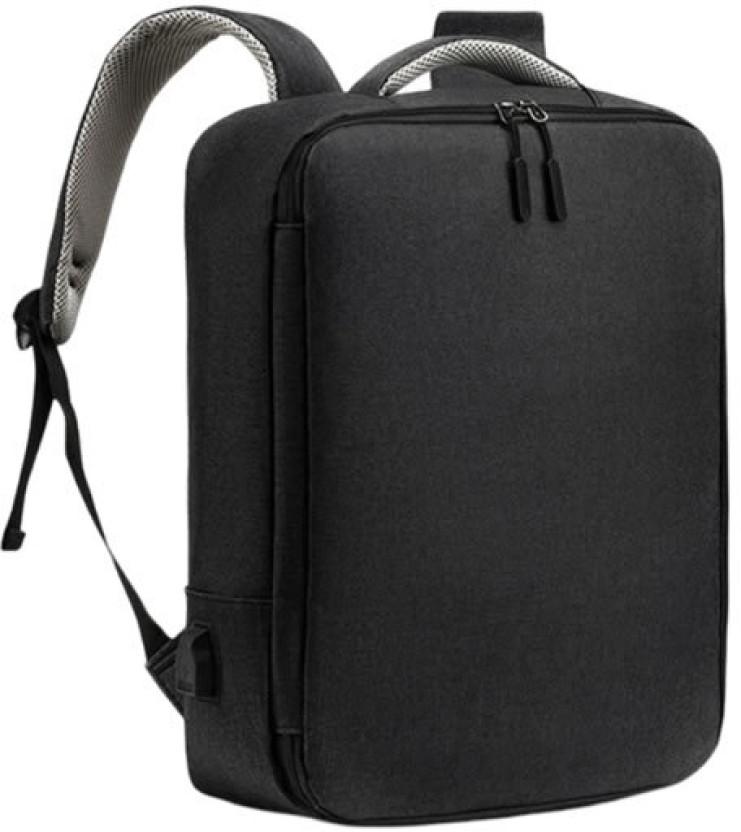 Generic Multi-Functional USB Charging Waterproof Travel Laptop Bag AL-42 BLACK Waterproof Backpack (Black, 0 L)