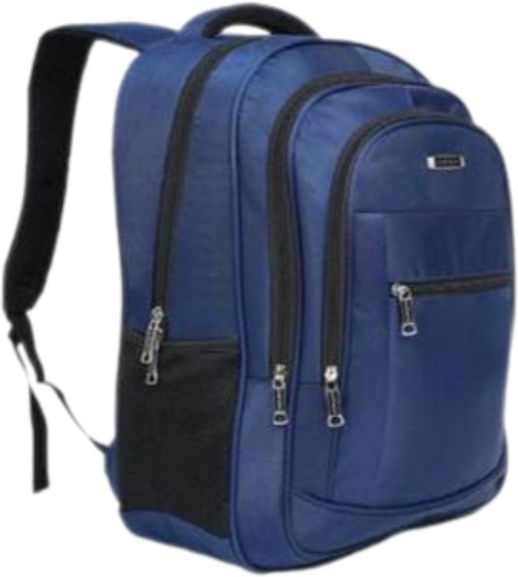Kings Laptop Bag Navy Blue Laptop Backpack (Blue)