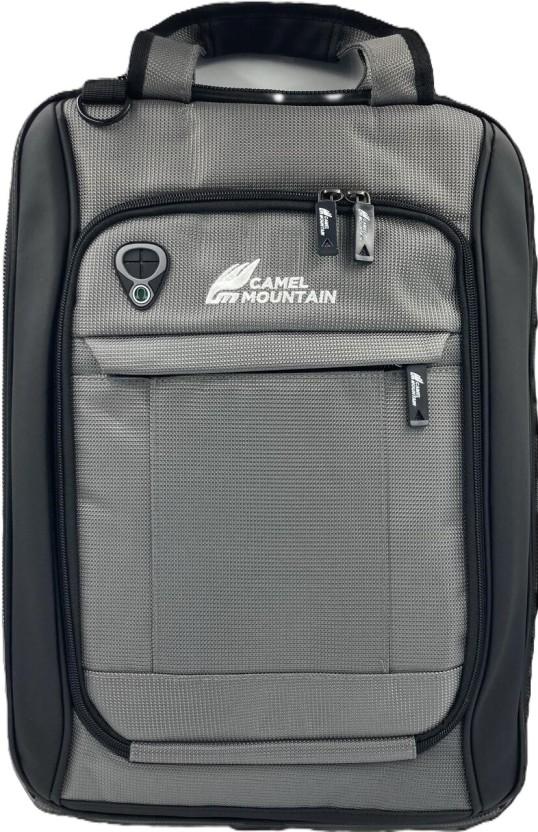 Camel Mountain Slim Design Laptop Bag for 15-17" Laptops Laptop Backpack (Grey)