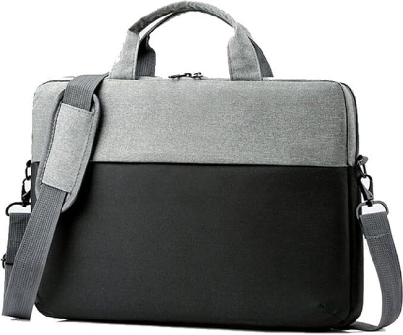 TGT- 15.6 inch Laptop Messenger Bag (Black, Grey)